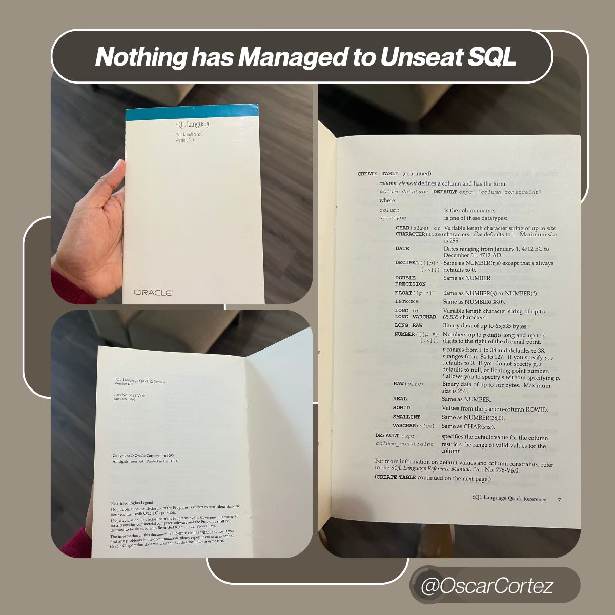 SQL: The 35-Year-Old Language Still Powering Our Industries · Oscar